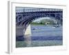 Bridge at Argenteuil and the Seine by Gustave Caillebotte-null-Framed Giclee Print