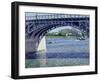 Bridge at Argenteuil and the Seine by Gustave Caillebotte-null-Framed Giclee Print