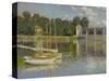 Bridge at Argenteuil-Claude Monet-Stretched Canvas