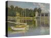 Bridge at Argenteuil-Claude Monet-Stretched Canvas