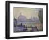 Bridge at Auxerre-Paul Signac-Framed Giclee Print