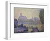 Bridge at Auxerre-Paul Signac-Framed Giclee Print