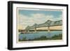 Bridge at Cairo, Illinois-null-Framed Art Print