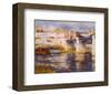 Bridge at Chatou-Pierre-Auguste Renoir-Framed Art Print