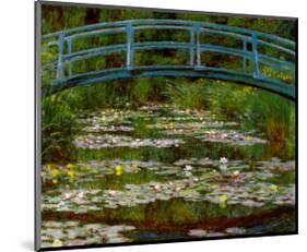 Bridge at Giverny-Claude Monet-Mounted Art Print
