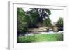 Bridge at Haddon Hall Stately Home, Derbyshire, 1926-null-Framed Giclee Print