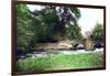 Bridge at Haddon Hall Stately Home, Derbyshire, 1926-null-Framed Giclee Print