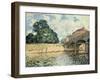 Bridge at Hampton Court, 1874-Alfred Sisley-Framed Giclee Print