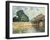 Bridge at Hampton Court, 1874-Alfred Sisley-Framed Giclee Print