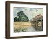 Bridge at Hampton Court, 1874-Alfred Sisley-Framed Giclee Print