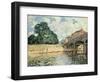 Bridge at Hampton Court, 1874-Alfred Sisley-Framed Giclee Print