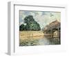 Bridge at Hampton Court, 1874-Alfred Sisley-Framed Giclee Print