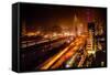 Bridge At Night In Sao Paulo-CelsoDiniz-Framed Stretched Canvas