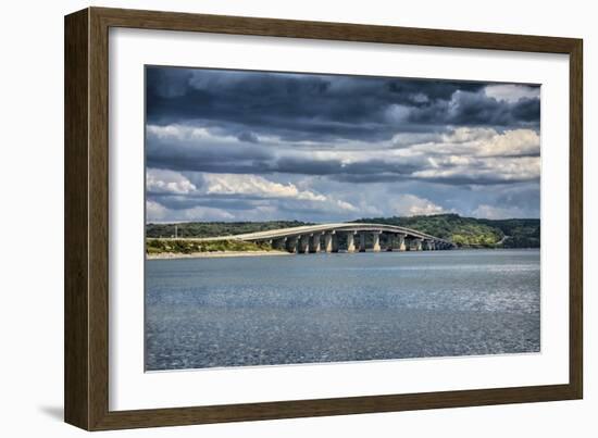 Bridge at Paris Landing-Jai Johnson-Framed Giclee Print