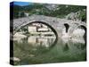 Bridge at Rijeka Crnojevica, a Former Royal Summer Resort, Near Cetinje, Montenegro-Richard Ashworth-Stretched Canvas