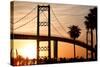 Bridge at Sunrise-wolfephoto-Stretched Canvas