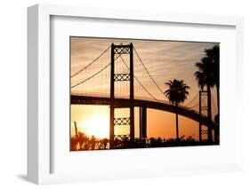 Bridge at Sunrise-wolfephoto-Framed Photographic Print