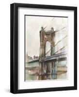 Bridge at Sunset I-Ethan Harper-Framed Art Print