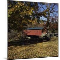 Bridge at the Green, West Arlington, Vermont, USA-null-Mounted Photographic Print