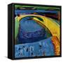 Bridge at the Mouth of the River Prießnitz, C. 1910-Ernst Ludwig Kirchner-Framed Stretched Canvas