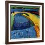 Bridge at the Mouth of the River Prießnitz, C. 1910-Ernst Ludwig Kirchner-Framed Giclee Print