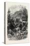 Bridge Below Gavarnie, the Pyrenees, France, 19th Century-null-Stretched Canvas