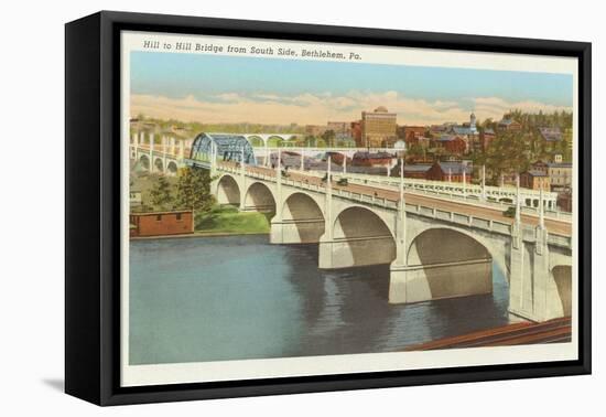 Bridge, Bethlehem, Pennsylvania-null-Framed Stretched Canvas