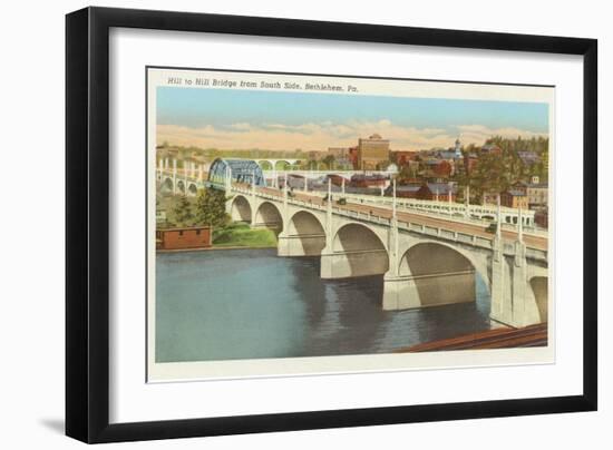 Bridge, Bethlehem, Pennsylvania-null-Framed Art Print