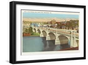 Bridge, Bethlehem, Pennsylvania-null-Framed Art Print