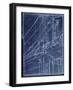 Bridge Blueprint I-Ethan Harper-Framed Art Print