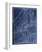 Bridge Blueprint I-Ethan Harper-Framed Art Print