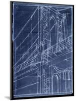 Bridge Blueprint I-Ethan Harper-Mounted Art Print