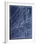 Bridge Blueprint I-Ethan Harper-Framed Art Print