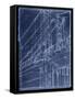 Bridge Blueprint I-Ethan Harper-Framed Stretched Canvas