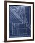 Bridge Blueprint II-Ethan Harper-Framed Art Print