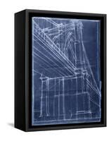 Bridge Blueprint II-Ethan Harper-Framed Stretched Canvas