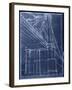 Bridge Blueprint II-Ethan Harper-Framed Art Print