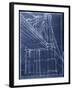 Bridge Blueprint II-Ethan Harper-Framed Art Print