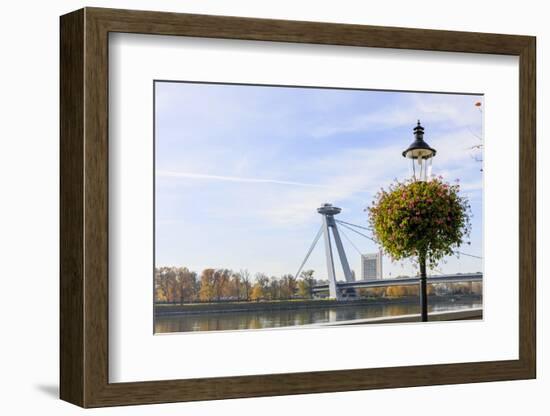 Bridge. Bratislava. Slovakia-Tom Norring-Framed Photographic Print