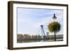 Bridge. Bratislava. Slovakia-Tom Norring-Framed Photographic Print