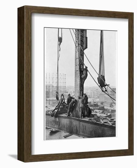 Bridge Building America-null-Framed Photographic Print