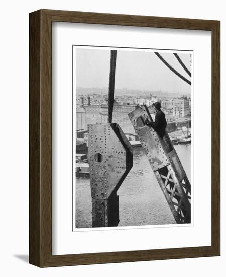 Bridge Building America-null-Framed Photographic Print