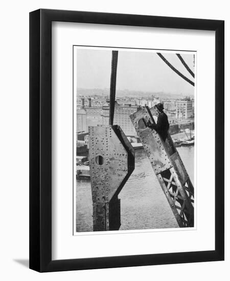 Bridge Building America-null-Framed Photographic Print