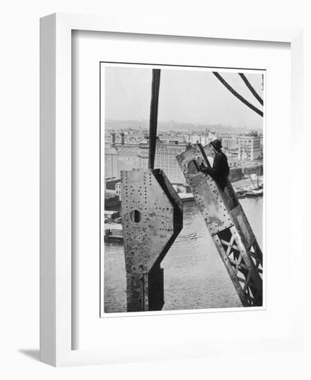 Bridge Building America-null-Framed Photographic Print