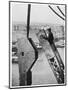 Bridge Building America-null-Mounted Photographic Print