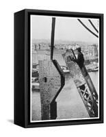 Bridge Building America-null-Framed Stretched Canvas