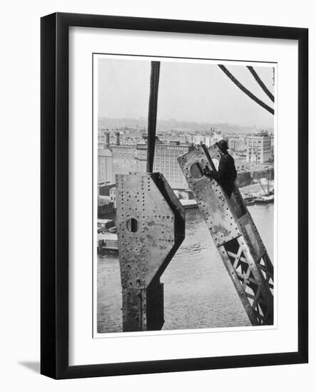 Bridge Building America-null-Framed Photographic Print