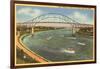 Bridge, Cape Cod, Mass.-null-Framed Art Print