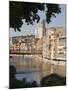 Bridge, Cathedral and Painted Houses on the Bank of the Riu Onyar, Girona, Catalonia, Spain-Martin Child-Mounted Photographic Print