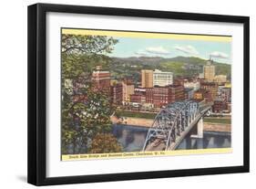 Bridge, Charleston, West Virginia-null-Framed Art Print